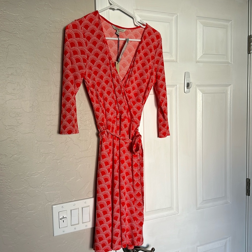 Faux wrap dress Loretta 41 hawthorn